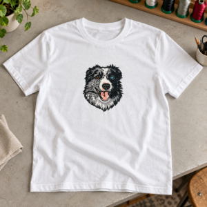 T-shirt z haftem